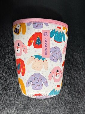 Javasok Sweater Print Cup Sleeve